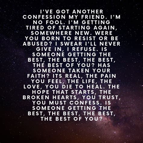 Foo Fighters – Best of You Lyrics .
